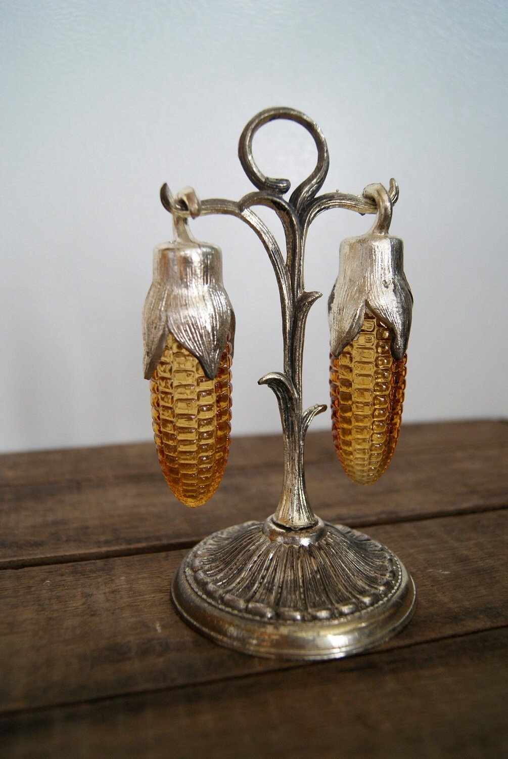 Vintage Hanging Corn Salt and Pepper Shakers