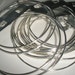 Basketball Wives Silver Hoop Earrings 2 1/4 inches (3 pairs)