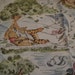 Fabric: Pooh's Day in the Park 1 yard. Piglet. Tigger. Eeyore. Disney.