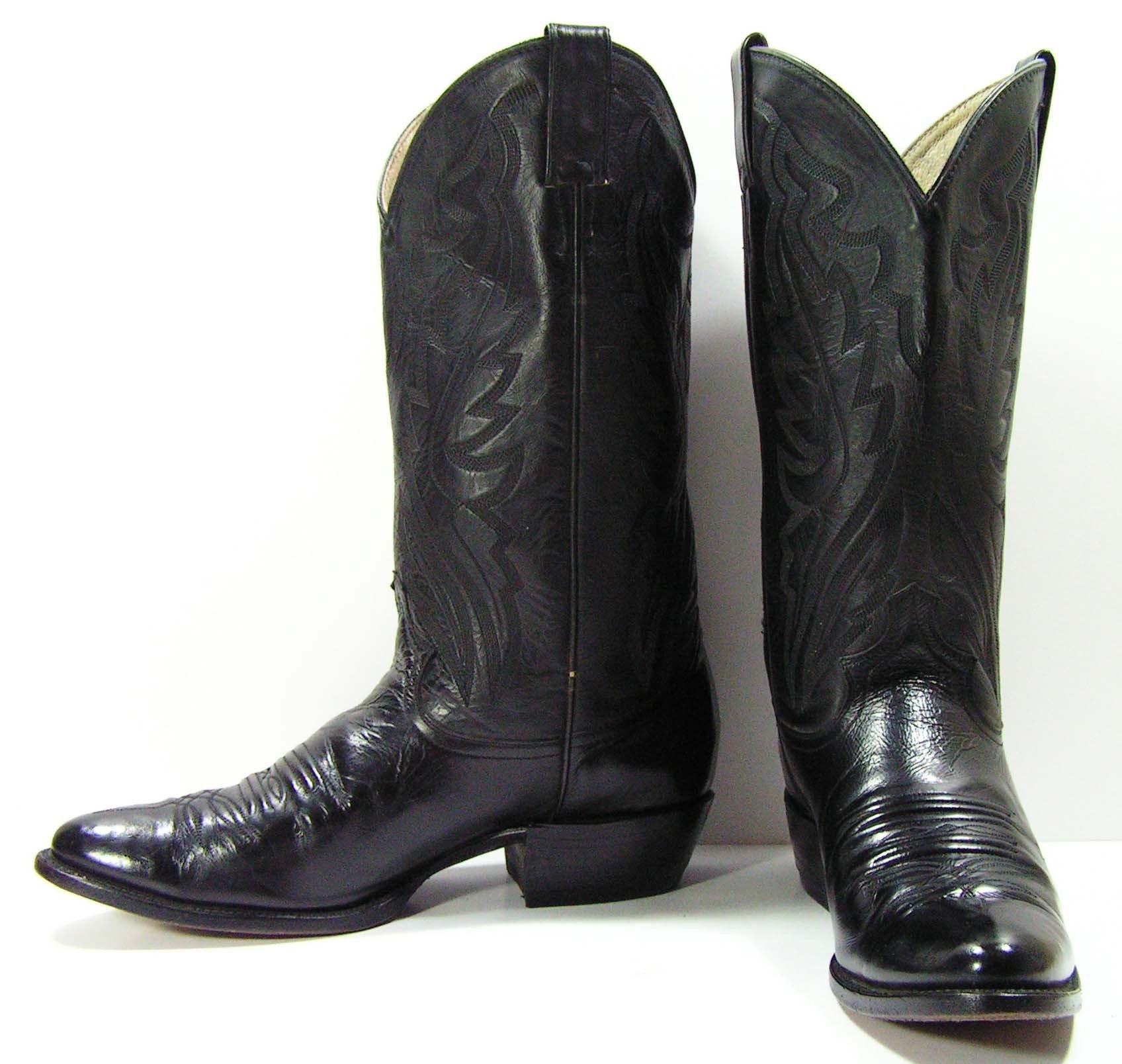 black diamond cowboy boots