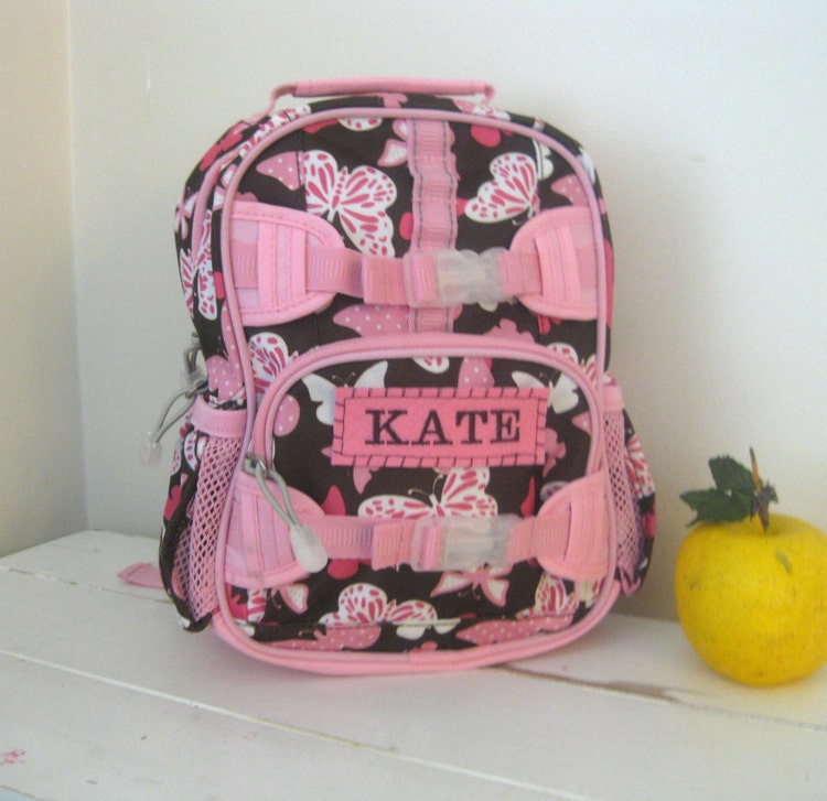 Toddler Girls Backpack With Monogram Pottery Barn by BenLovesBirdy