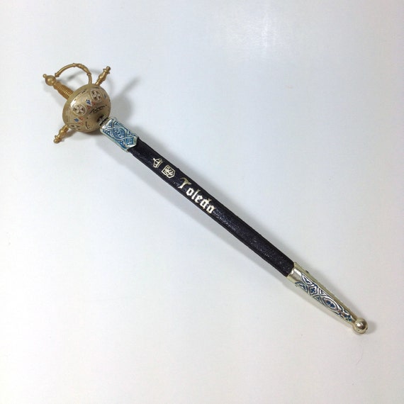 Toledo Sword Letter Opener Souvenir Spanish Sword Spain With
