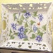 Ornate morning glories wood serving tray