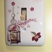 Song bird themed steel single light switch cover