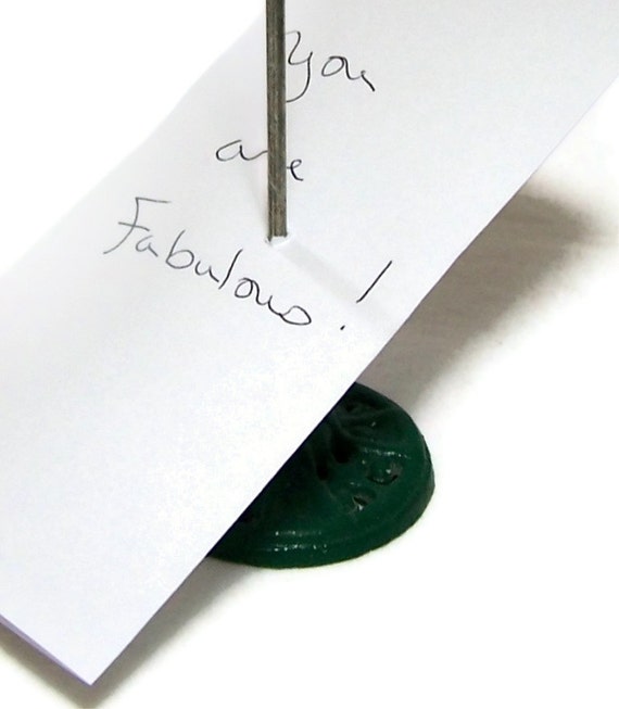 Vintage Receipt Nail Paper Pin Desk Accessory