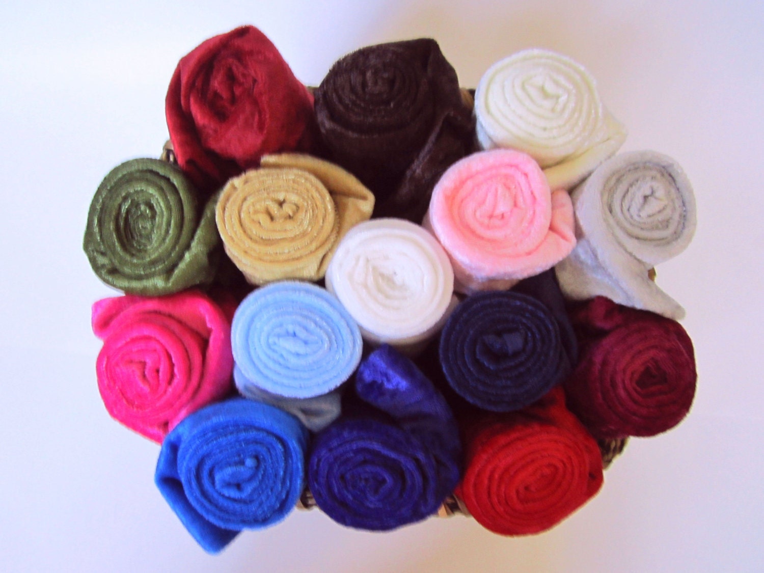 Crushed Velvet stretch baby wrap/blanket photo by SticksnStrings