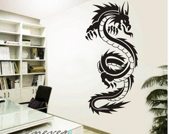 40inch H Chinese dragon----Removable Graphic wall decals stickers mural home decor