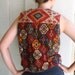 southwestern tribal pattern vest - small medium