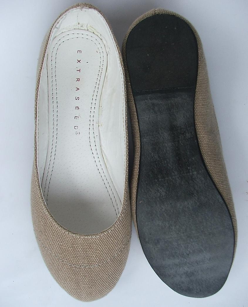 ECO FRIENDLY HEMP FLAT SHOES WITH SIZE FROM US 5 TO 11.5