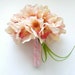 Realistic Orchid Bridal Bouquet - Large. Orange Yellow Flame Red Light Lime Green Light Pink Cream White Lilac