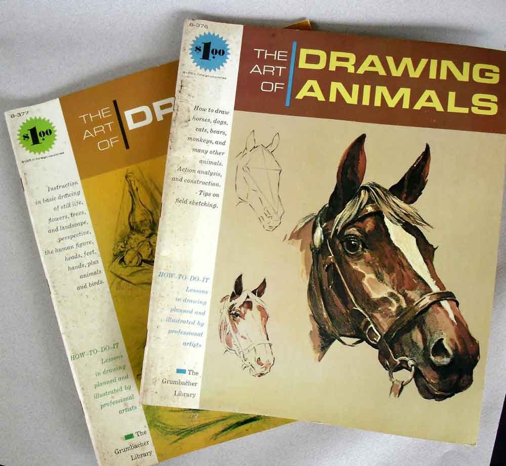 Vintage Art Books Instruction Books From The 1960s