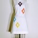 RESERVED Vintage 1960s Dress - 60s Shift Dress - Multicolored Diamonds