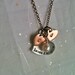 Me Plus You Equals Them...Personalized Hand Stamped Necklace