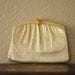 Vintage Clutch 60s Metallic Gold Glitter Purse