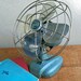 Mid-Century Bersted Zero Model 1250R Electric Fan "Cool Industrial Age Design Lines"