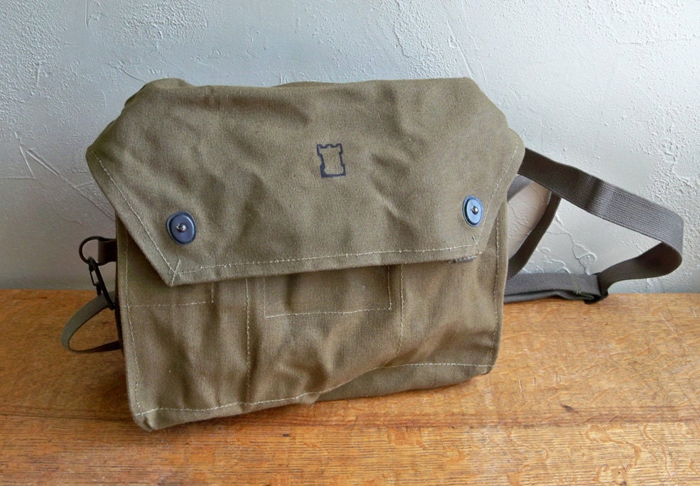 Army Surplus Messenger Bag HeavyDuty & Lots of