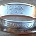 2004 Iowa State Quarter Coin Ring in a size 7 1/2