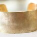 Nu Gold Cuff Bracelet Womens