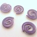 Purple swirls, Mosaic ceramic tiles