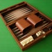 Vintage Travel Backgammon Set