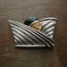 Deco Flapper Lady Brooch