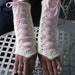 Reserved for Shirley from theSheepandI--Free Shipping-Corset Wrist Warmers in Off White