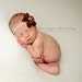 Eggplant Flower Headband