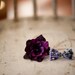 Purple Twin Set Flower and Bow Headbands