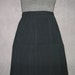 Black, elastic waist, tiered skirt