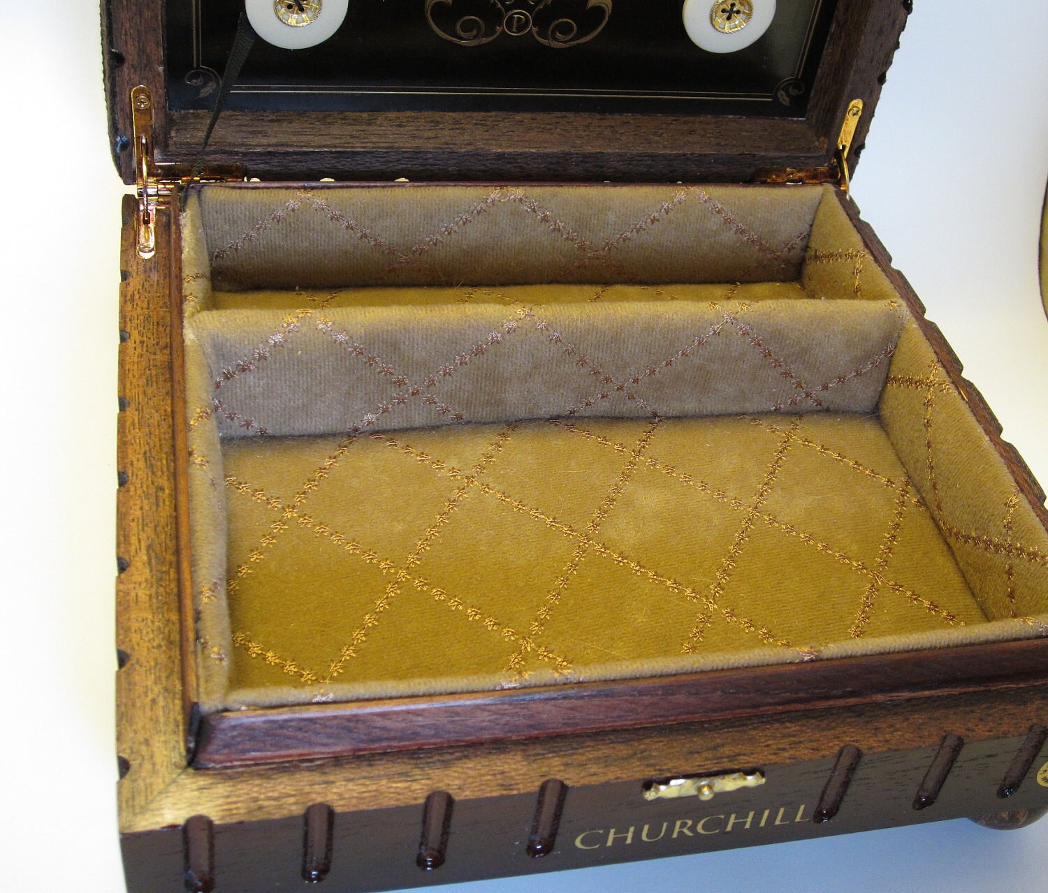 RESERVED for NORA HILL Custom Upcycled Cigar Box Sewing