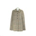 Vintage 1960s Cape / Plaid 60s Jacket / Sherlock Holmes / Wool Tweed
