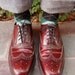Vintage Men's FLORSHEIM Wingtip Shoes HENRY MILLER