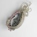 Sterling Wire Woven Druzy Pendant