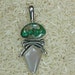 Sold..Holding for Faye.....!!!!!!!!!!! Moonstone and turquoise sterling pendant, JS-PD-012