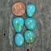 Turquoise cabochon set, A-148