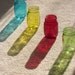 Pint Size Colored Mason Jars Red Green Yellow Aqua Blue Small Jar Vase Flowers Ball Tinted