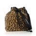 Cheetah Bag. Leopard Bag. Animal Print Bag. Bucket Bag. Shoulder Purse. Leather Trim/Strap