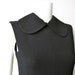 Gorgeous Vintage Wool 1960s Black Maxi Dress