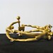Incredible 1980s IRAFA Gold People Bracelet