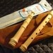 Heritage Music Keyless Irish Folk Flute Maple Wood with Leather Woodwind Bag