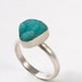 Small Blue Druse Ring