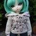 Floral & Oatmeal Hoodie for Littlefee/YoSD