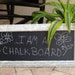 Repurposed frame chalk board decoupage dictionary chalkboard