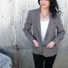 Vintage 1970s Wool Pendelton Riding Jacket PLAID Blazer