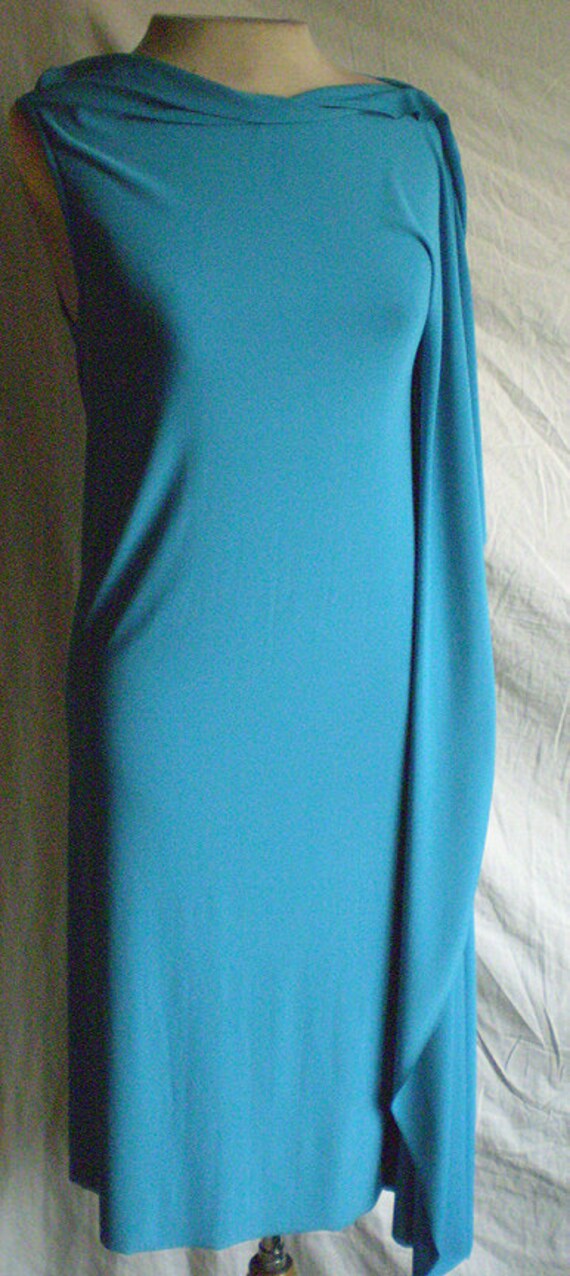 Kelly Green Faux Wrap Dress Jersey fabrictravel