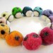 A Loveliness of Lady Bugs - 100% Natural Wool - Rustic - Natural