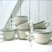 7 Restaurant Style Coffee Cups Holds 6 oz.