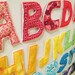 Fabric Magnetic Alphabet Set -OPEN CUSTOM ORDER -Time Slot-