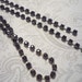 GunMetal & 3mm Smoke Gray Crystal Rhinestone Chain 32 inches with 8 Connectors