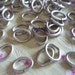 Antiqued Silver Oval 18 gauge Jump Rings 8 X 6mm Qty 88 Pieces